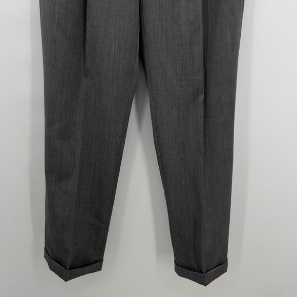 Lauren Ralph Lauren 100% Wool Charcoal Houndstooth Pants Mens 33W X 34L NWT - Picture 3 of 9